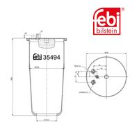 NRF 35494 Air conditioning condenser