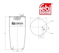 FEBI BILSTEIN 39045 Boot, air suspension