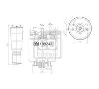 FEBI BILSTEIN 199243 Boot, air suspension