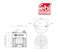 FEBI BILSTEIN 109227 Boot, air suspension