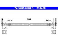REAR / RIGHT BRAKE HOSE FITS: BMW 1502-2002 SEDAN 1502/1602/1802/2002/1600/2/