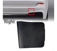 Rear Right Bumper Tow Hook Cover Cap Compatible with X3 F25 M Sport 2011-2016, Plastic Replacement Part 51128052112 for Direct Fit