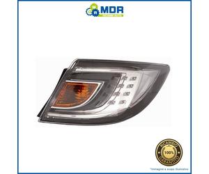 Rear Right Dark Grey LED Tail Light - DX - Mazda 6 4 Door 08->12