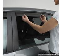 Rear Right Left Wind Deflectors 2 Pieces Smoked Rain Guard - Climair CLI0042922