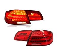 Rear Right Light Pair LED Tail Lights For BMW 3 Series For M3 For E92 For 330i For 335i For 2005-2013 Rear Brake Reverse Turn Signal Lamp Car Styling Side Rear Tail Light Lamp Lens(4PCS Red)