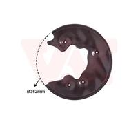 REAR RIGHT SPLASH PANEL BRAKE DISC FITS: AUDI A6 / S6 C7 2.8 FSI QUATTRO/3.0