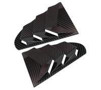 Rear Roof Spoiler Fit For Mitsubishi Lancer EX X EVO 2008-2018 Car Accessories Rear Window Side Vent Shutter Louver Cover Trim Car Rear Spoilers(Carbon Look)