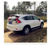 Rear Roof Spoiler For CRV Spoiler 2012 2013 2014 2015 Car Tail Wing Decoration For ABS Plastic Unpainted Primer Rear Trunk Roof Spoiler Trunk Spoiler Lip(ABS silver)