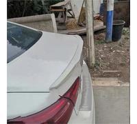 Rear Roof Spoiler For Infiniti Q50 Q50S 2014 2015 2016 2017 Black Car Real Carbon Fiber Trunk Spoiler Wing Rear Spoiler Wing OE Style(White)