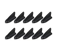 Rear Roof Spoiler For Most Cars 10Piece Car Roof Spoiler Black Carbon Fiber Black Shark Fin Shape Car Body Spoiler Kit With Self-Adhesive Tapes Roof Spoiler(Black Carbon)