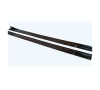 Rear Roof Spoiler For Mustang For Focus For RS For ST For Fiesta For Mondeo Car Side Skirt 8 Pcs Winglet Splitters Lip Side Spoiler Rear Window Roof Spoiler(Glossy black)