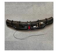 Rear Roof Spoiler For Tesla For Model 3 2018-2023 4-Door Rear Bumper Diffuser Lip ABS Carbon Fiber Look Car Boot Splitter Guard Spoiler Plate(Glossy Black)