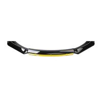 Rear Roof Spoiler Universal Car Front Lower Chin Bumper Lip Body Kit Spoiler Canard Splitter Diffuser Front Bumper Cover Lip Front Spoiler Wings(Black and yellow)