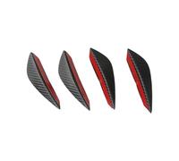Rear Roof Spoiler Universal Front Bumper Lip Diffuser Splitter Fins Body Spoiler Canards Valence Chin Car Tuning Canard Decor 4/6PCS Car Rear Spoilers(MULTI)