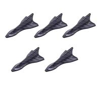Rear Roof Spoiler Universal Rear Roof Shark Fins Spoiler Wing Kit UV-protected Shark Fin Diffuser Vortex Generator Car Roof Spoiler Bumper Spoiler(5PCS B)