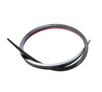 Rear Roof Spoiler Universal Soft Car Spoiler Sticker Trim Trunk Wing 1.2/1.5m Black Bonnet Hatch Gate Lightweight Lip PU Roof Flexible(1.2m bright black)