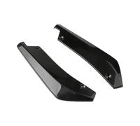 Rear Roof Spoiler Wing 1 Pair Carbon Fiber Car Rear Bumper Lip Diffuser Splitters Protection Side Extensions For BMW W204 E90 E92(Gloss black)