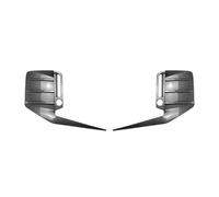 Rear Roof Spoilers Car Rear Bumper Diffuser Lip Side Splitters Spoiler For BMW 2 Series For M2 G87 2023 2024 Rear Tail Wing(Carbon Look)