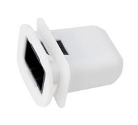 Rear Seat Cushion Retaining Bracket Plastic White 2PCS for Vauxhall | Made of plastic fits Astra for J K for vectra C Crossland X for monaro Aveo for cruze Malibu models tool-free install