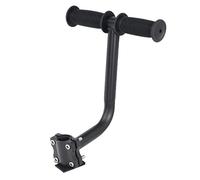 Rear Seat Handle Grip - Cycling Handrail, Non-Slip Child Back Armrest | Universal Safety For Kids Boys Girls Bicycle ReaRr Carrier Attachment Bike Accessories Sturdy Steel Black