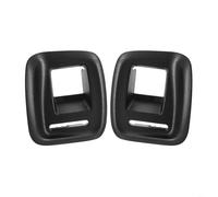 Rear Seat Lock Cover 2PCS for A-Class 2013-2018 Black | Direct fit for A-Class 2013-2018, black plastic finish, protects lock mechanism from dust