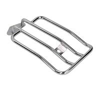 Rear Seat Luggage Rack Motorcycle, Stainless Steel Luggage Rack with Silver Plating Shell, Durable Back Seat Carrier for Motorcycle Accessories, Easy Install Industrial