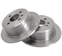 Rear Set 2x Brake Discs A.B.S. 15799 for BMW 3 (E30) (86-91)