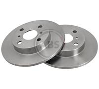 Rear Set 2x Brake Discs A.B.S. 16031 for Toyota MR2 (84-90)