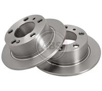 Rear Set 2x Brake Discs A.B.S. 16053 for Citroen XM (94-00)