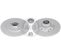 Rear Set 2x Brake Discs A.B.S. 16058C for Renault Clio/Megane/19 (92-05)
