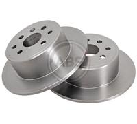 Rear Set 2x Brake Discs A.B.S. 16092 for Vauxhall/Opel Calibra/Cavalier/Calibra/