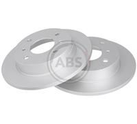 Rear Set 2x Brake Discs A.B.S. 16104 for Nissan Almera/Primera (98-06)