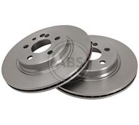 Rear Set 2x Brake Discs A.B.S. 16112 for Mercedes S- (W220)/CL- (W140)/S- (W140)