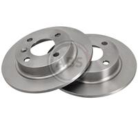 Rear Set 2x Brake Discs A.B.S. 16123 for Volvo 400 (88-97)