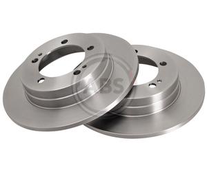 Rear Set 2x Brake Discs A.B.S. 16207 for Mitsubishi/PLYMOUTH Eclipse/Laser (89-9