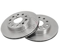 Rear Set 2x Brake Discs A.B.S. 16278 for Toyota MR2 (89-00)