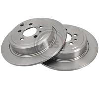 Rear Set 2x Brake Discs A.B.S. 16289 for Citroen/Peugeot/Lancia/Fiat Synergie/Ev