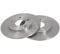 Rear Set 2x Brake Discs A.B.S. 16460 for Chevrolet/Buick/Oldsmobile/Pontiac/Vaux
