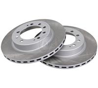 Rear Set 2x Brake Discs A.B.S. 16468 for Mitsubishi Starion 1985-1990