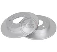 Rear Set 2x Brake Discs A.B.S. 16563 for Hyundai Elantra/Lantra/Tiburon/Coupe (9