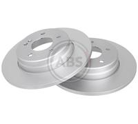 Rear Set 2x Brake Discs A.B.S. 16571 for Mercedes E- (W210) (96-03)