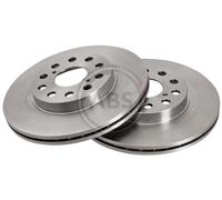 Rear Set 2x Brake Discs A.B.S. 16612 for Toyota MR2 (89-00)
