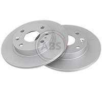 Rear Set 2x Brake Discs A.B.S. 16874 for Mazda MX5/323 (89-97)