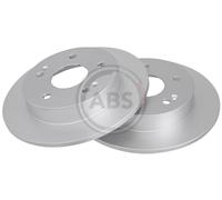 Rear Set 2x Brake Discs A.B.S. 16908 for Honda Prelude (96-00)