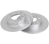 Rear Set 2x Brake Discs A.B.S. 16911 for Kia Carens/Clarus/Credos (96-07)