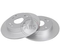 Rear Set 2x Brake Discs A.B.S. 16935 for Honda Prelude (96-00)