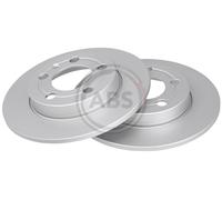 Rear Set 2x Brake Discs A.B.S. 17009 for Skoda/VW/Audi Octavia/Golf/Bora/TT/A3 (