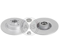 Rear Set 2x Brake Discs A.B.S. 17029C for Renault Scenic/Laguna/Megane (99-08)