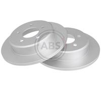 Rear Set 2x Brake Discs A.B.S. 17034 for Chryler/Jeep/Dodge/PLYMOUTH Voyager/Gra