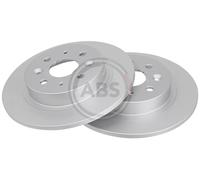 Rear Set 2x Brake Discs A.B.S. 17065 for Kia Spectra/Shuma/Sephia/Mentor (01-10)